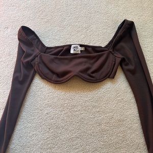 Princess Polly Long Sleeve Bra Top